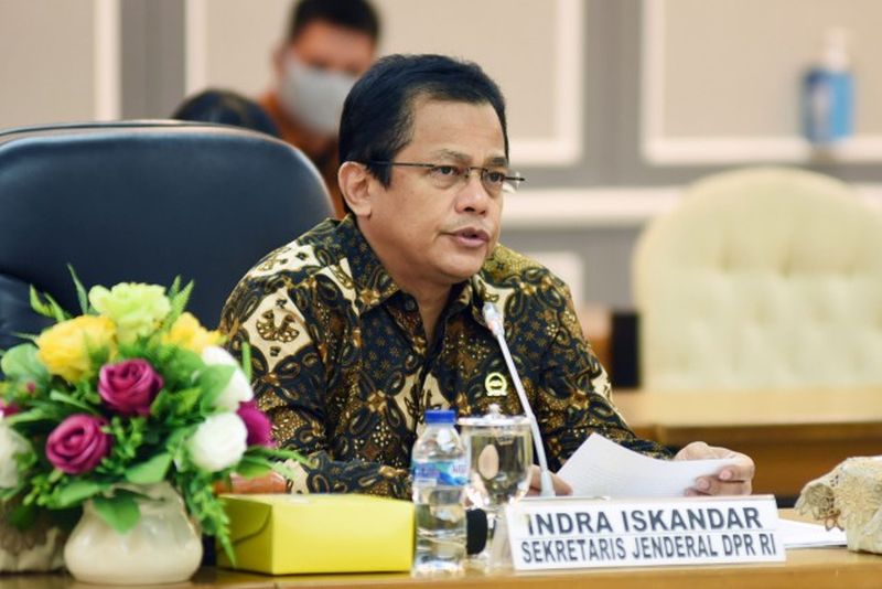 Setjen DPR anggarkan Rp4,5 miliar untuk pengecatan Gedung Nusantara