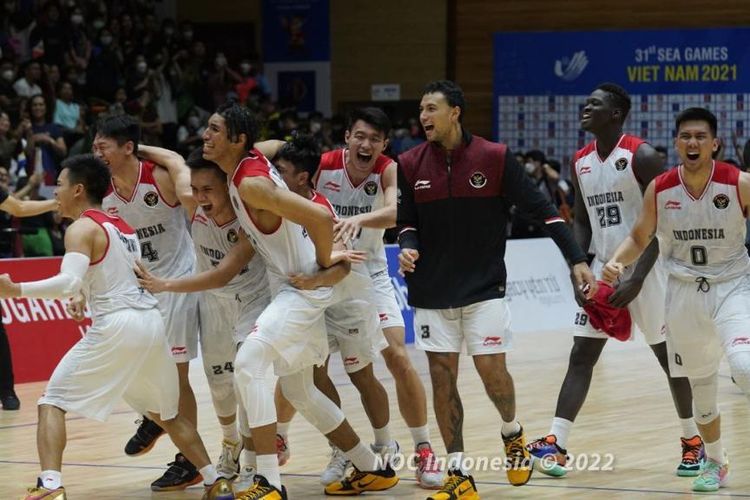 Sejarah! tumbangkan dominasi Filipina, basket putra Indonesia raih emas 