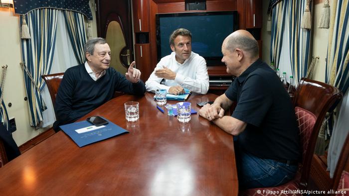 Update perang Rusia-Ukraina: 3 Pemimpin negara Eropa naik kereta malam ke Kiev