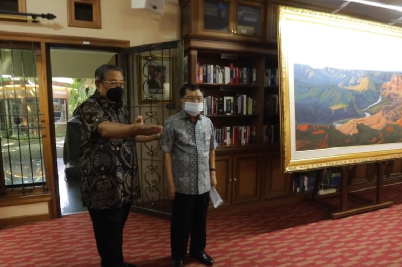 PD gencar lakukan komunikasi politik, AHY ketemu Surya Paloh dan SBY terima JK