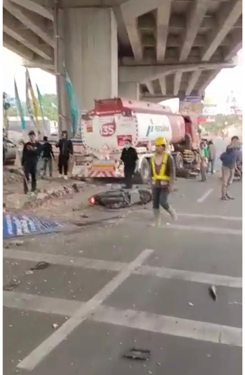Delapan orang meninggal dalam kecelakaan truk tangki Pertamina