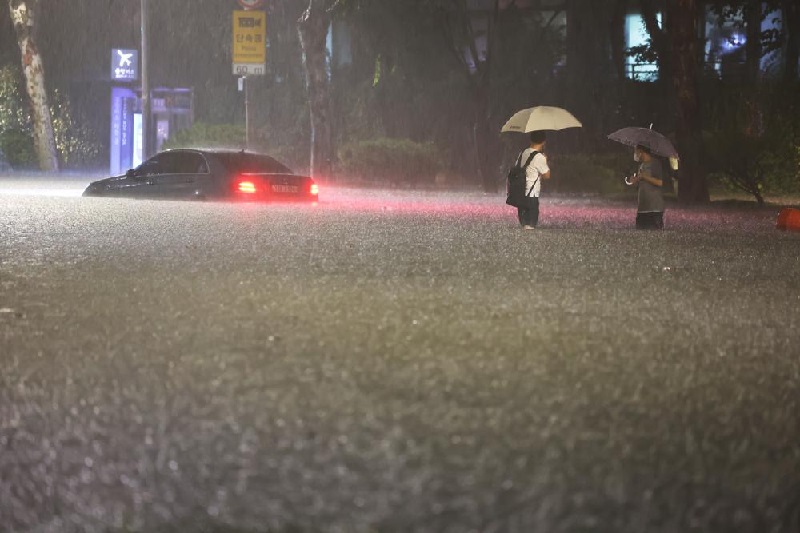 Banjir di Seoul tewaskan 9 orang