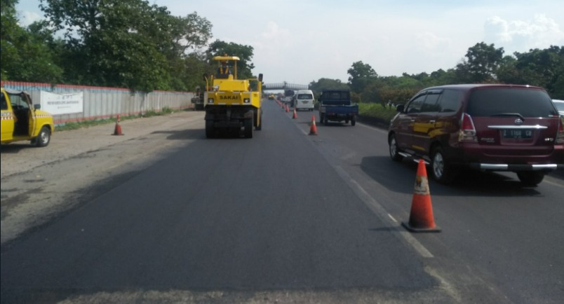 Hati-hati, ada perbaikan jalan di Tol Jakarta-Tangerang