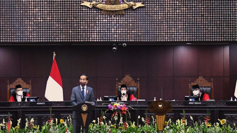 Klarifikasi MK soal Jokowi bisa jadi cawapres