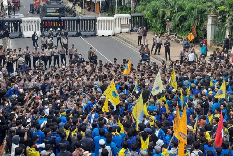 Demo simpatisan HRS, 3.800 personel dikerahkan