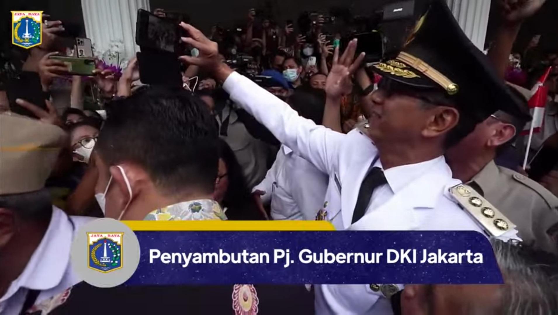 Pj Gubernur DKI Jakarta  Heru Budi Hartono buka lagi posko pengaduan di Balai Kota 