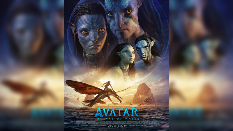 Poster film <i>Avatar: The Way of Water</i> menggoda petualangan bawah air yang epik