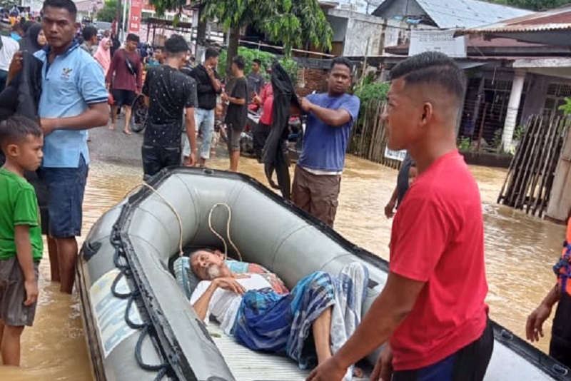  6.782 warga terdampak banjir di Kota Langsa