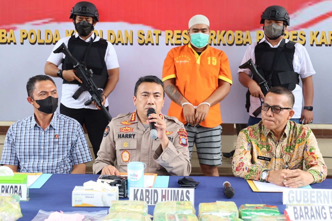 Polda Kepri musnahkan puluhan kilogram narkoba jaringan Indonesia-Malaysia