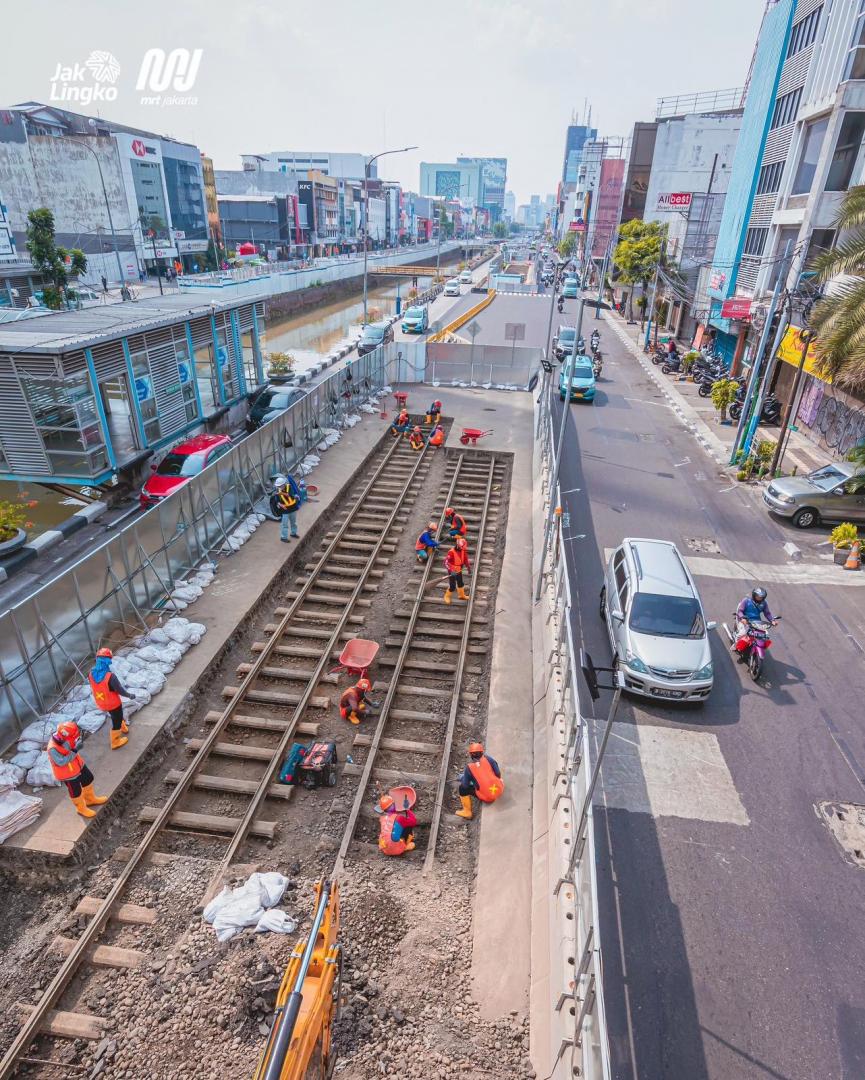 PT MRT Jakarta bakal lestarikan temuan rel trem zaman dulu di area konstruksi CP 202