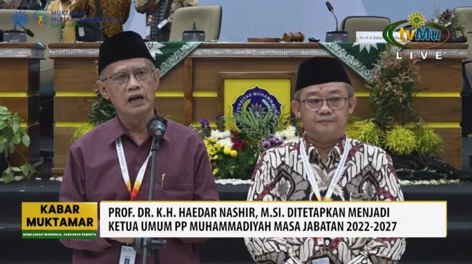 Lagi, Haedar Nashir ditetapkan jadi Ketum PP Muhammadiyah periode 2022-2027