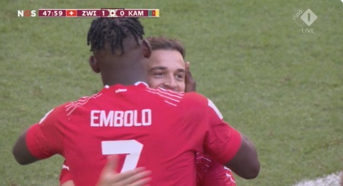 Swiss menang tipis 1-0  dari Kamerun