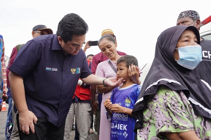 58 BUMN dikoordinasikan untuk bantu penanganan pascabencana Cianjur