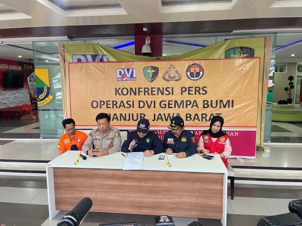DVI Polri identifikasi 10 jenazah gempa Cianjur