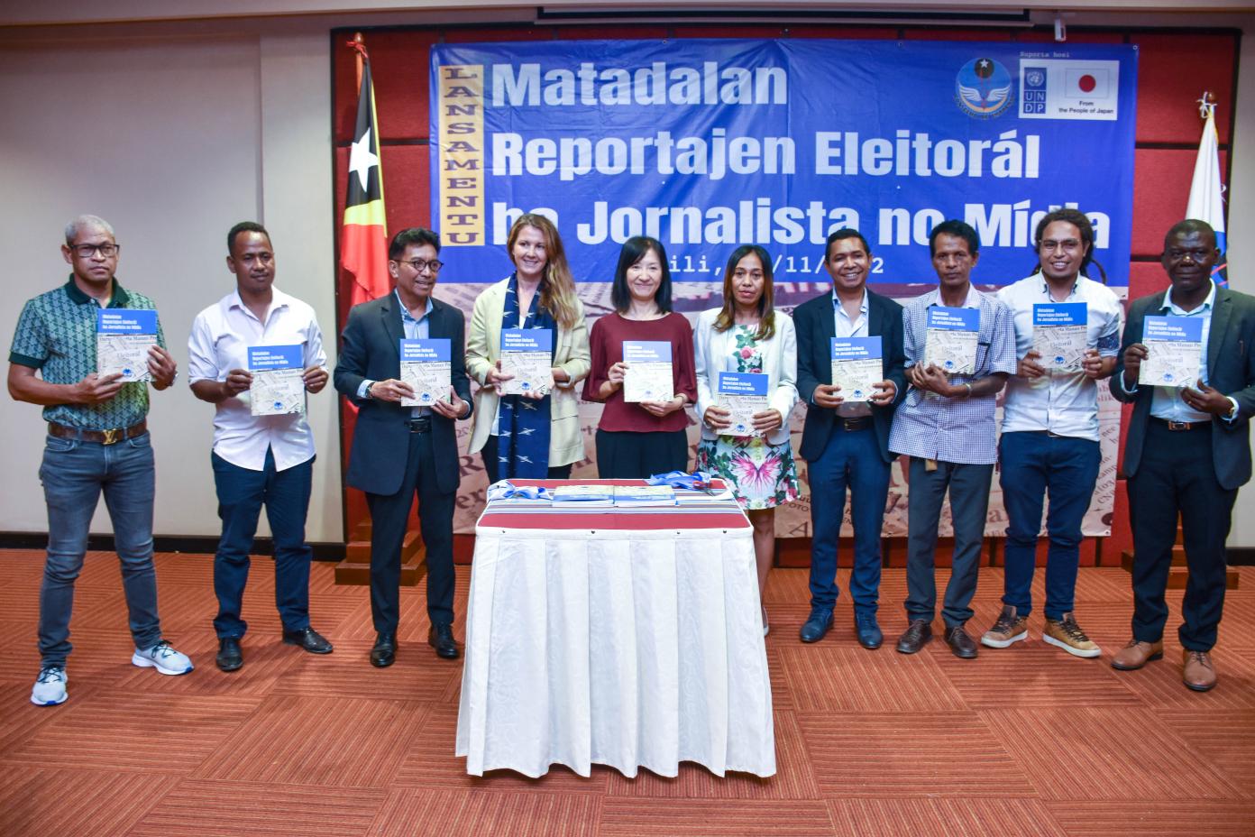Dewan Pers Timor Leste dan UNDP meluncurkan pedoman jurnalis untuk meliput Pemilu Parlemen