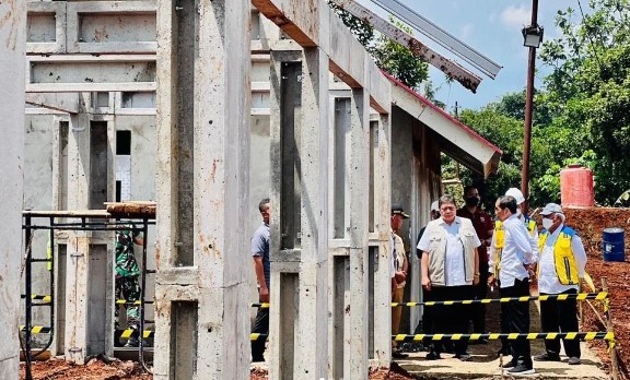 Presiden pastikan pembangunan rumah warga relokasi gempa Cianjur dimulai