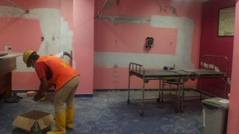Renovasi 2 ruang pasien RSUD Sayang Cianjur akan selesai akhir Desember