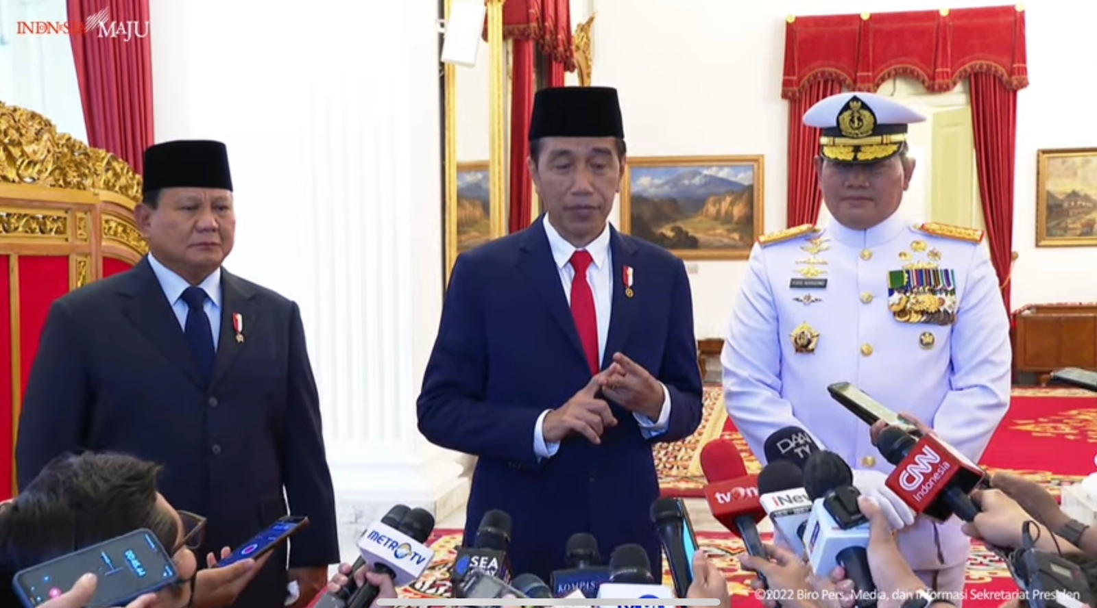 Dilantik Jokowi, Yudo Margono resmi menjabat Panglima TNI