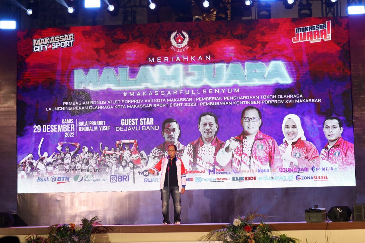 Atlet Porprov Kota Makassar berprestasi terima bonus Rp11 M