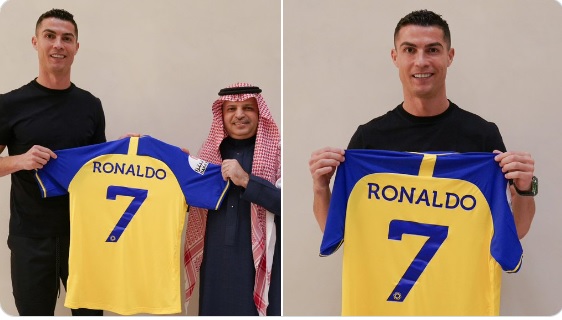 Ronaldo akhirnya  pindah ke klub Arab Saudi Al Nassr