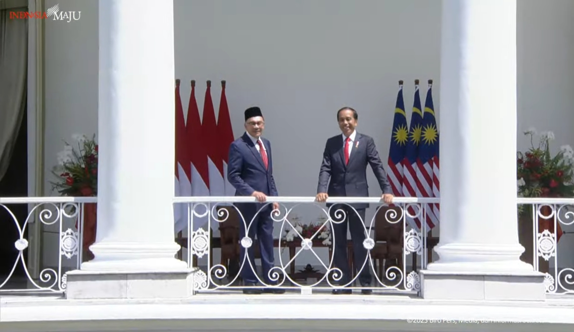  Presiden Jokowi terima kunjungan kenegaraan PM Malaysia Anwar Ibrahim