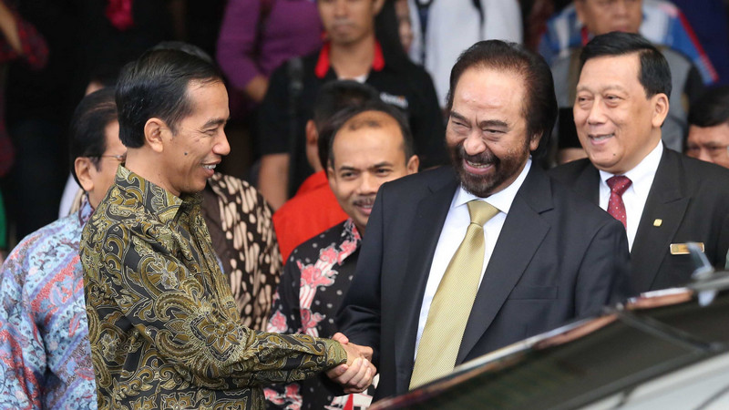 Jokowi bantah sindir Partai NasDem soal <i>grusa-grusu</i> deklarasi capres