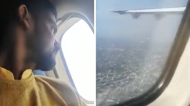 Rekaman video mengerikan beredar, Penumpang  sedang FB Live saat pesawat jatuh 
