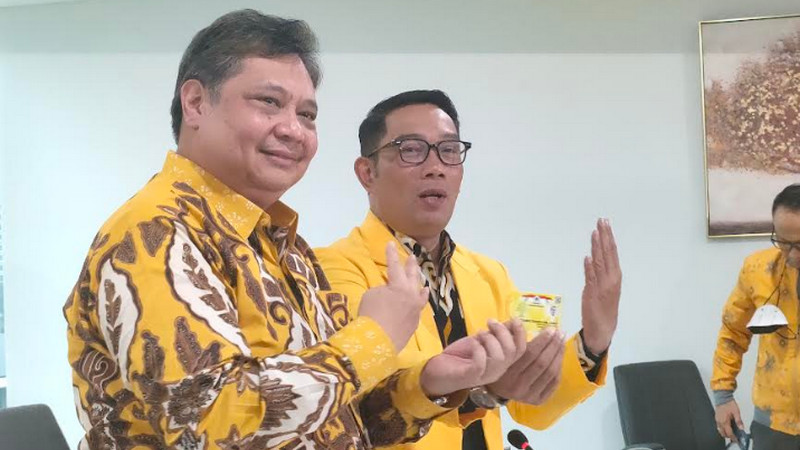 Ridwan Kamil dukung Airlangga jadi capres 2024: Saya harus mengamankan itu