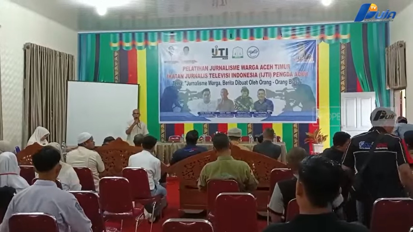 Pelatihan jurnalisme warga bagi pemuda dan siswa di Aceh Timur digelar IJTI Aceh