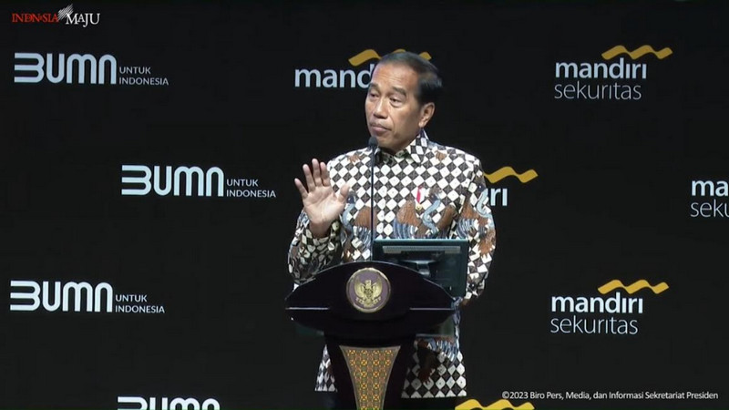 Tekanan global mereda, Jokowi minta masyarakat optimis dengan perekonomian nasional