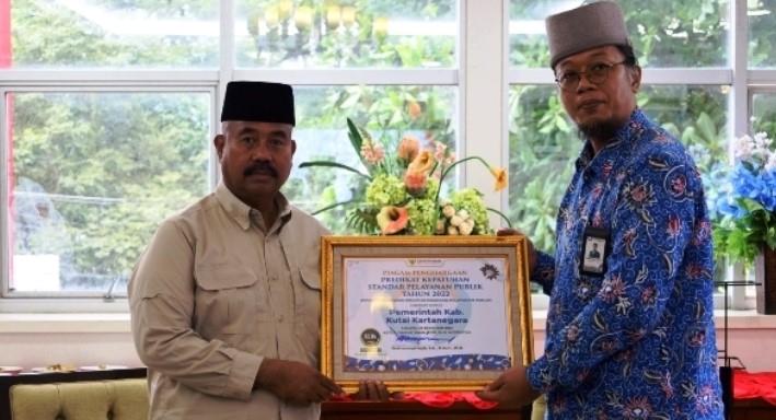 Pemkab Kukar raih penghargaan pelayanan publik dari Ombudsman RI