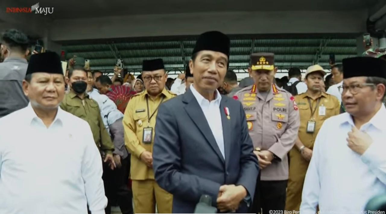 Jelang Ramadan, Presiden Jokowi cek harga kebutuhan pokok di Tabalong