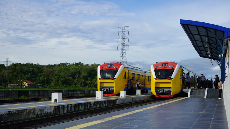 Presiden Jokowi resmikan kereta api Makasssar-Parepare