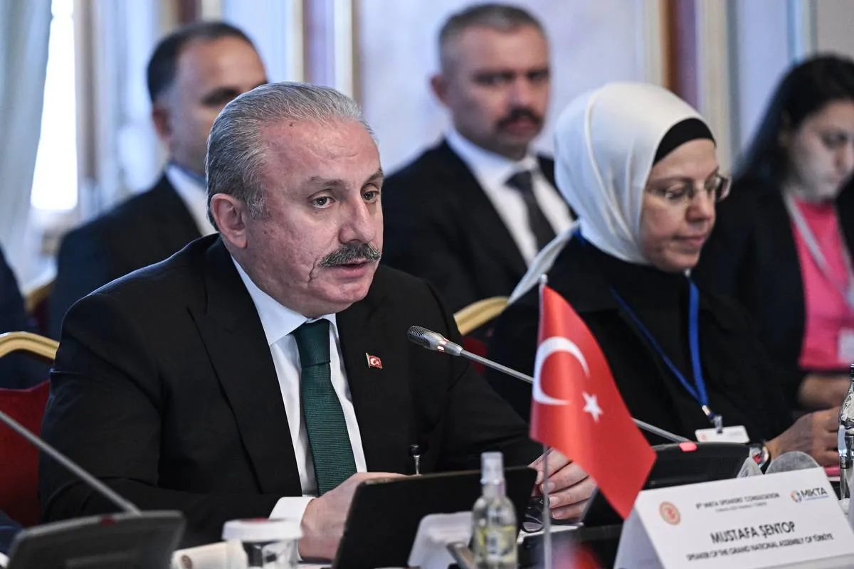 Ketua parlemen Turki menyerukan agar Israel bertanggung jawab atas 'kejahatan perang'