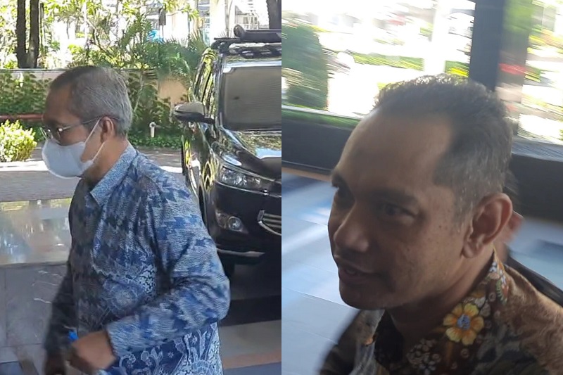 Wakil Ketua KPK Alexander Marwata dan Nurul Ghufron datangi kantor Dewas KPK
