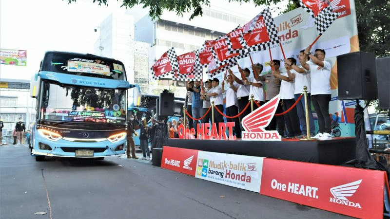 1.409 orang ikut mudik gratis Honda ke Semarang dan Yogyakarta