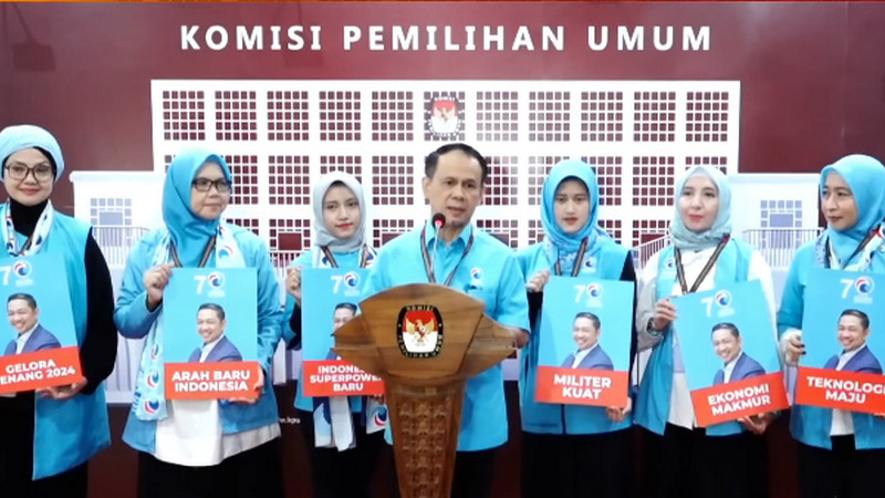 Ke KPU, daftar bakal caleg Partai Gelora tidak 100%