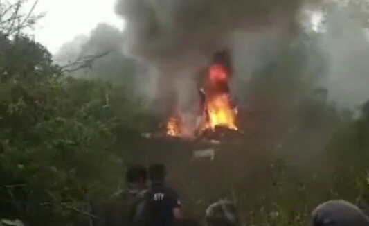 Helikopter TNI-AD jatuh di Ciwidey, korban dievakuasi ke RS Dustira