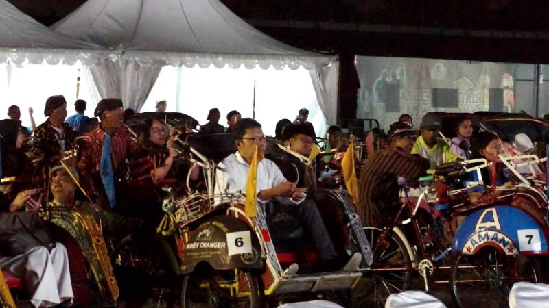 Pertama di Indonesia, Pemkot Yogyakarta inisiasi konsep nonton film pakai becak