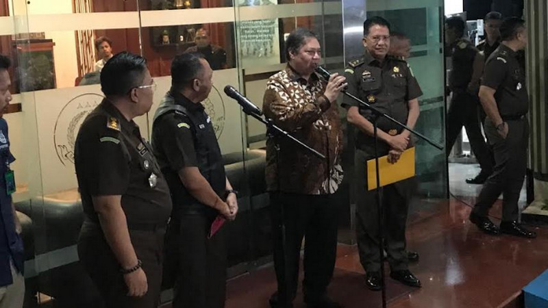 Kejagung sesalkan pengawal Airlangga ancam tembak wartawan: Harusnya tidak ada pengancaman