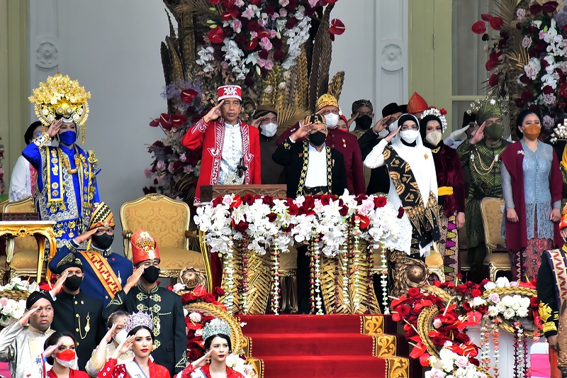 Jumlah undangan upacara HUT RI di Istana Negara buat warga lebih banyak