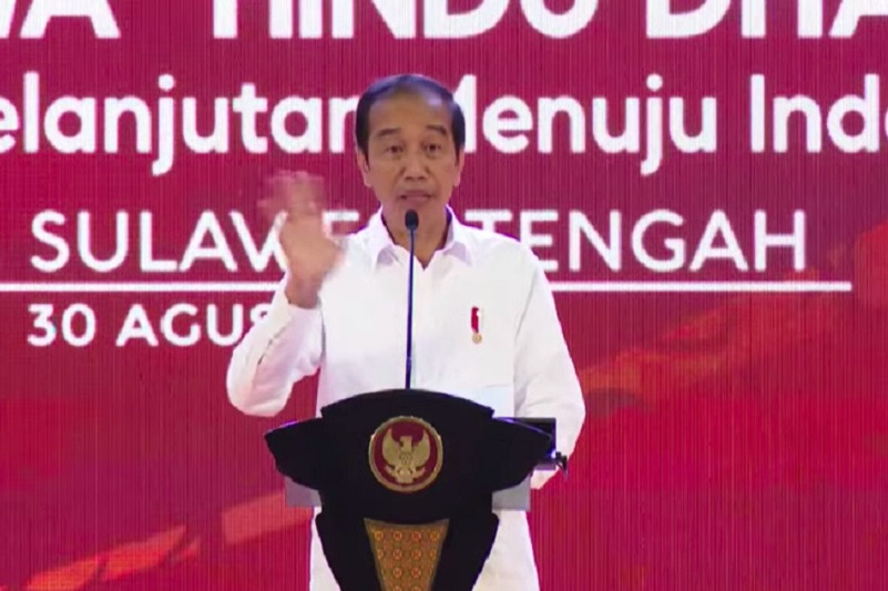 Buka KMHDI, Jokowi singgung kondisi negara lain dalam krisis