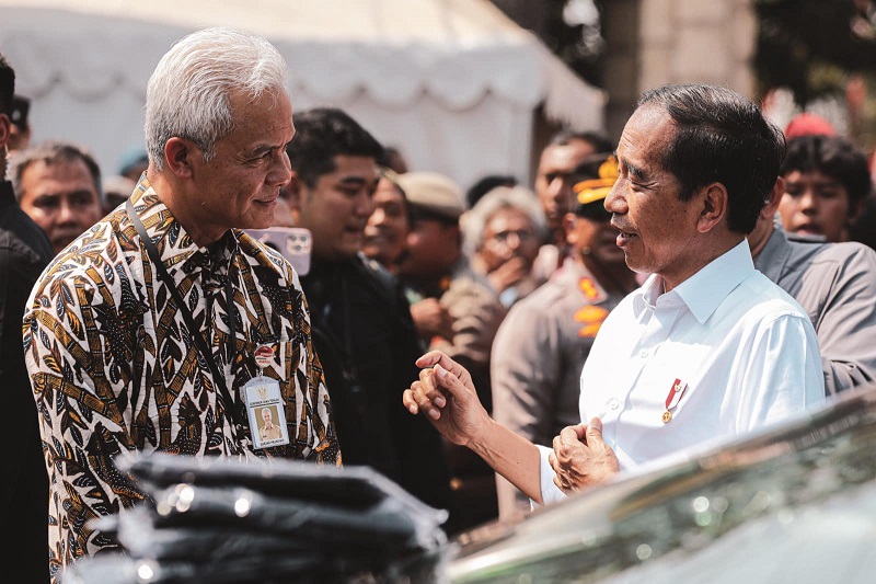 Ganjar akan sat-set lanjutkan pembangunan era Jokowi