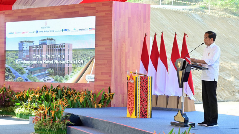 Jokowi sesumbar ratusan investor asing akan menanamkan modal di IKN