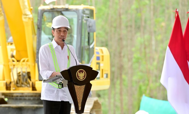 Jokowi letakkan batu pertama, pembangunan Pusat Pelatihan Nasional PSSI di IKN dimulai