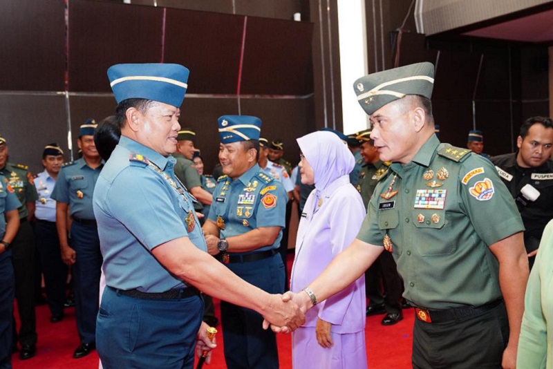 33 Pati TNI naik pangkat, siapa saja?