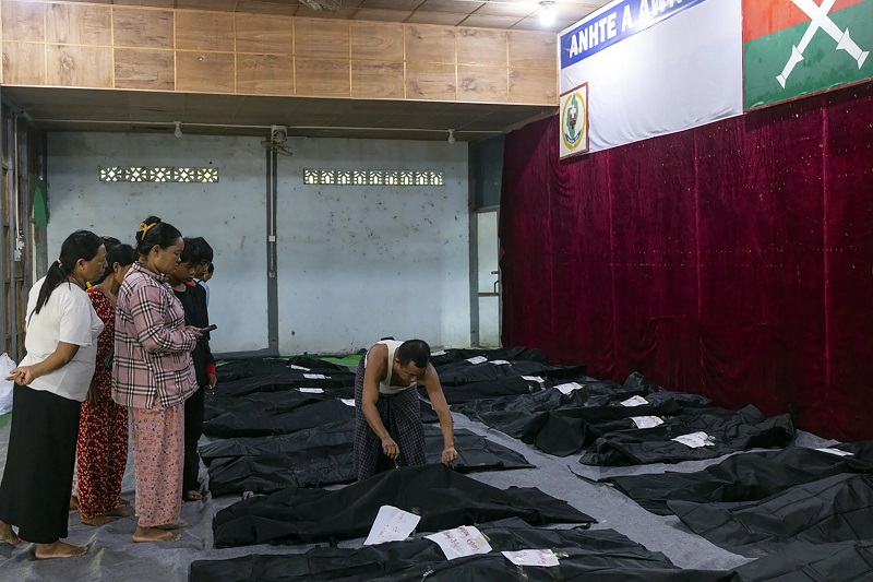 Militer Myanmar dituduh mengebom kamp pengungsi