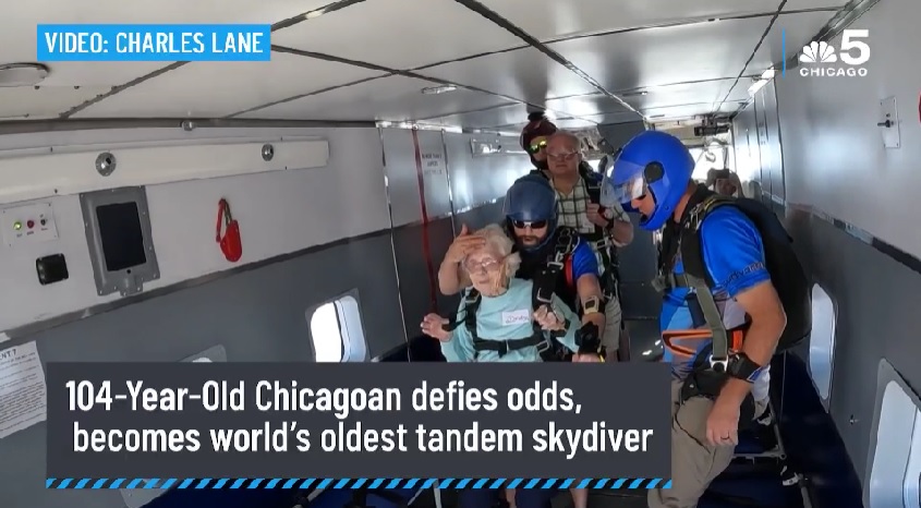 Wanita 104 tahun meninggal setelah memecahkan rekor skydive