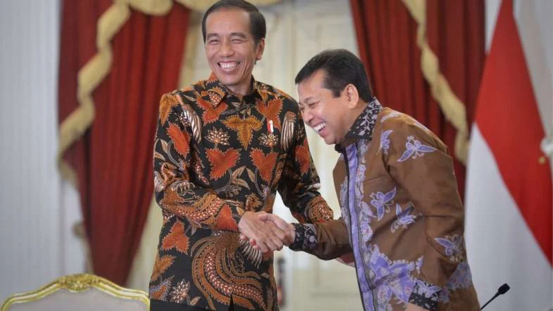 Jokowi intervensi KPK soal kasus Setnov hanya rumor?