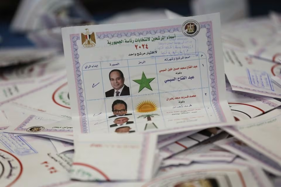 Sisi jadi presiden Mesir tiga periode, menang pemilu dengan 89,6% suara